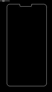 荣耀 note 8 钢化膜工程图