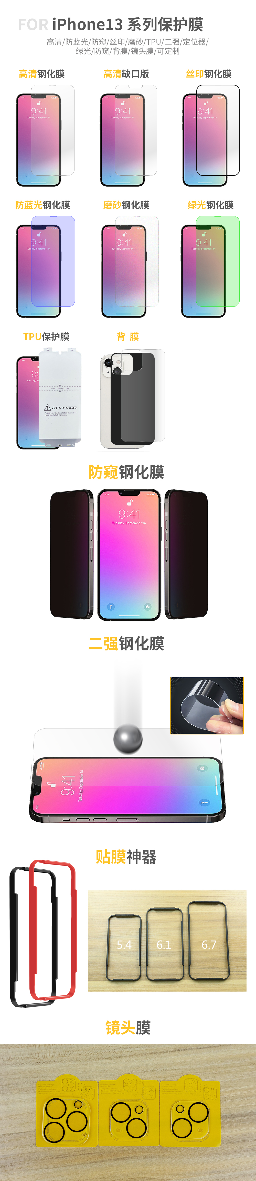 iphone钢化膜厂家